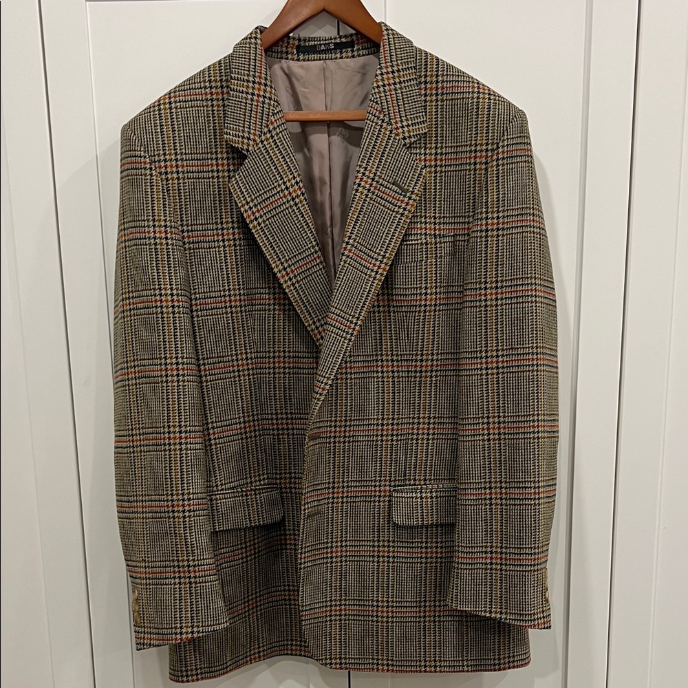 Men's Elegant Plaid Blazer